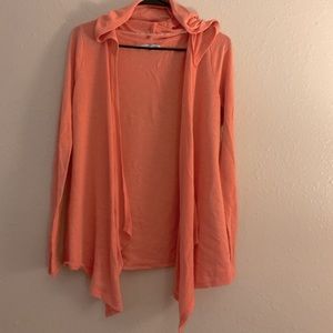 Size small open hooded cardigan. Maurices.
